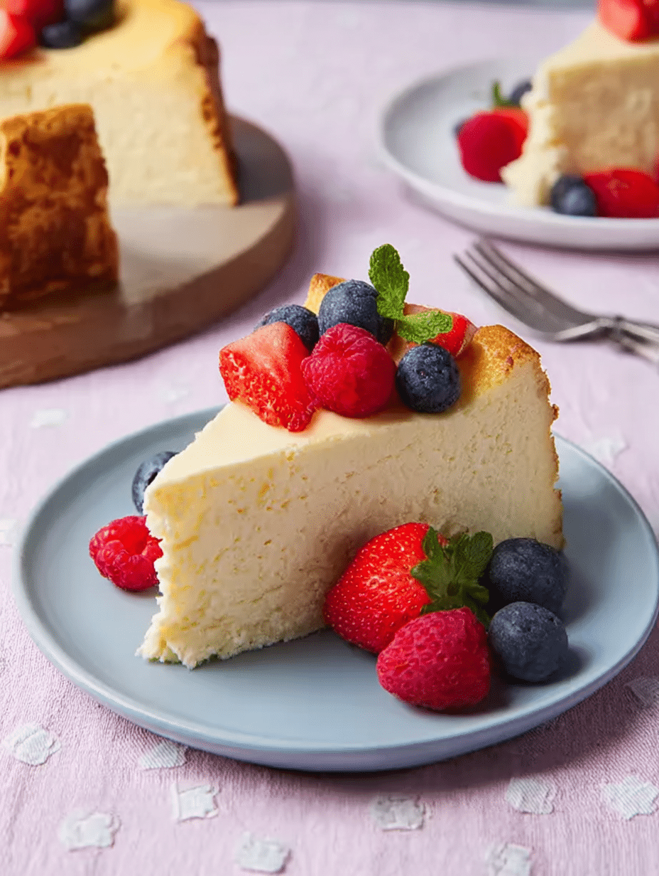 Vegan Ricotta Cheesecake