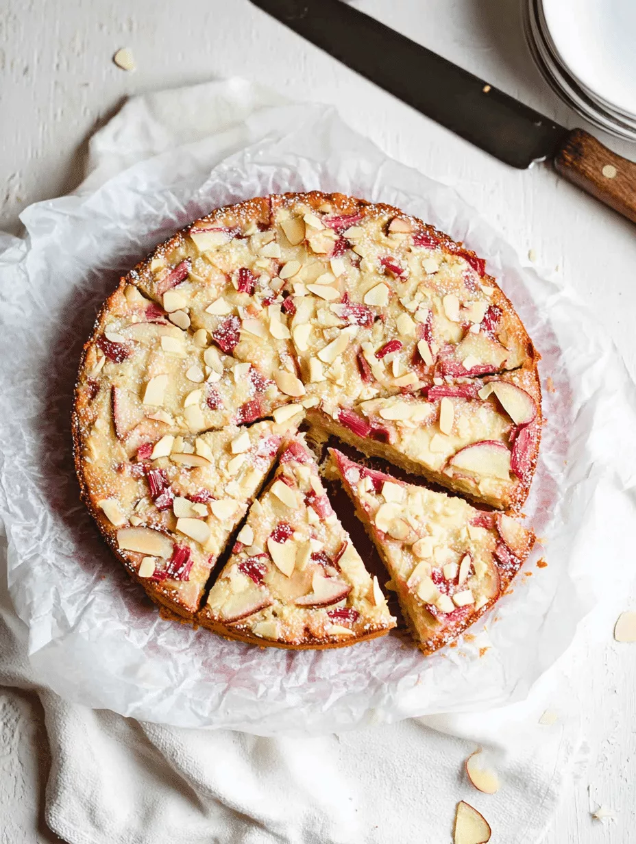 Old-Fashioned Norwegian Rhubarb Cake