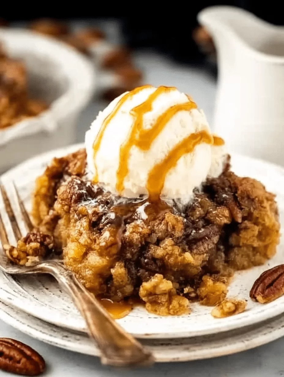 Pecan Pie Dump Cake