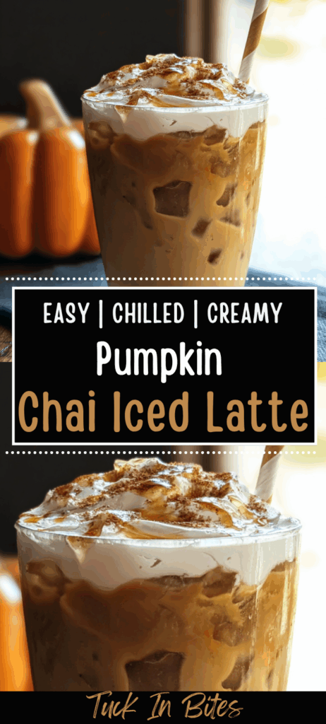 Pumpkin Chai Iced Latte