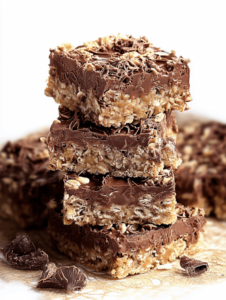 Chocolate Oatmeal Bars