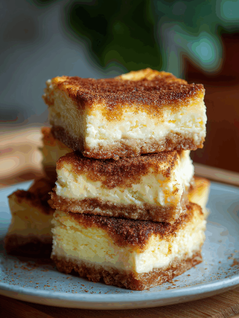 Churro Cheesecake Bars