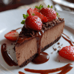 No-Bake Chocolate Mousse Cheesecake