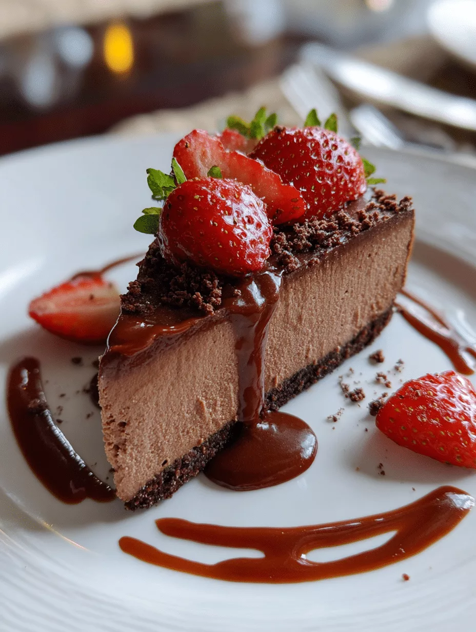 No-Bake Chocolate Mousse Cheesecake