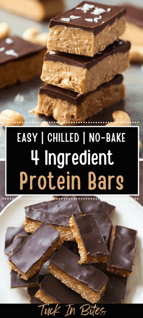 4 Ingredient Protein Bars 