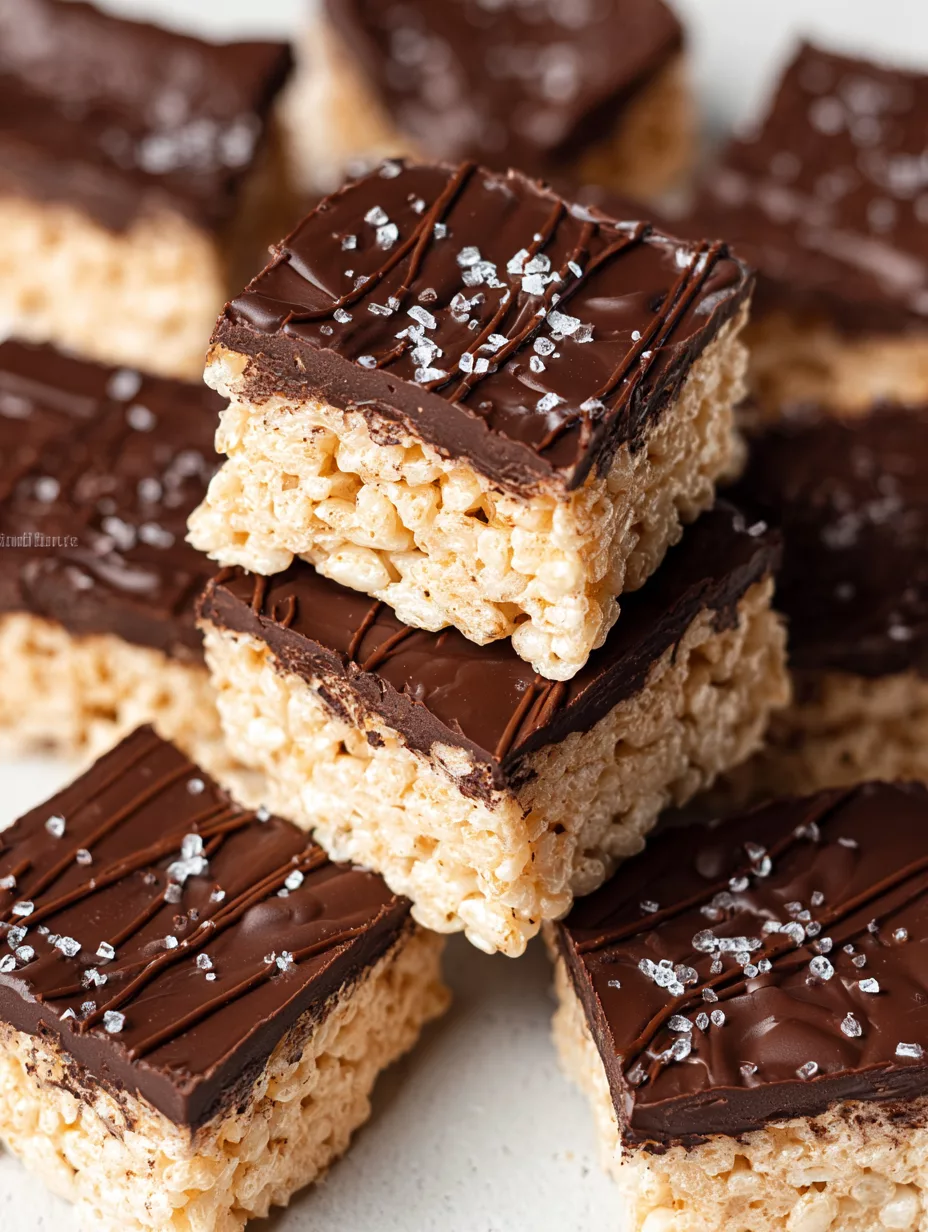 Chocolate Covered Rice Krispie Treats
