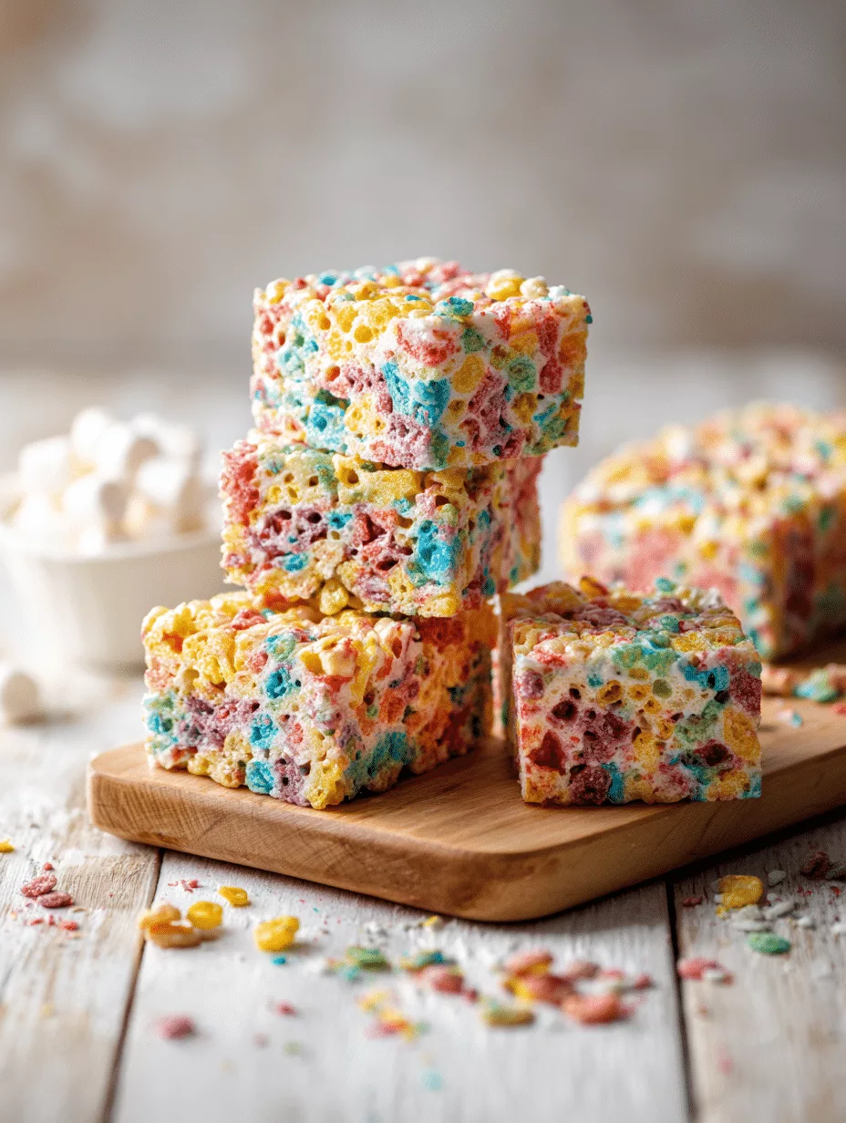Fruity Pebbles Rice Krispie Treats
