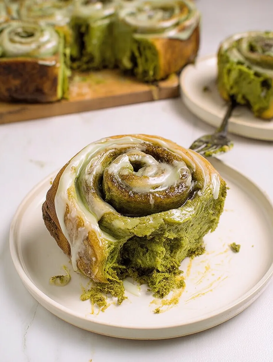 Matcha Cinnamon Rolls