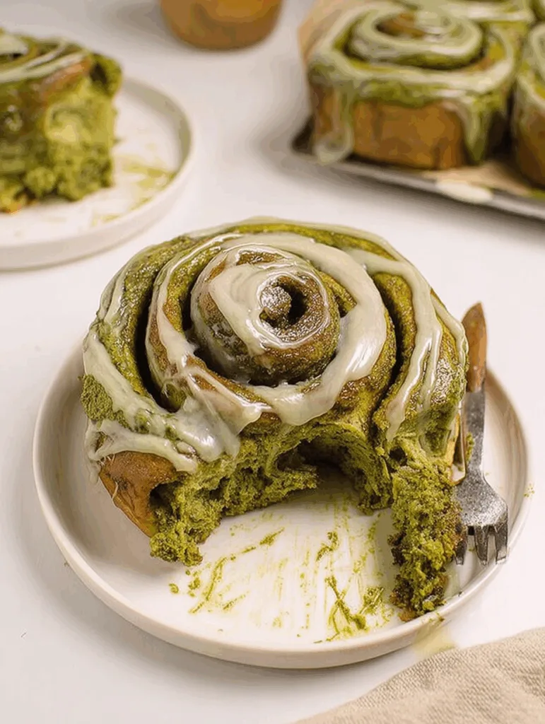 Matcha Cinnamon Rolls