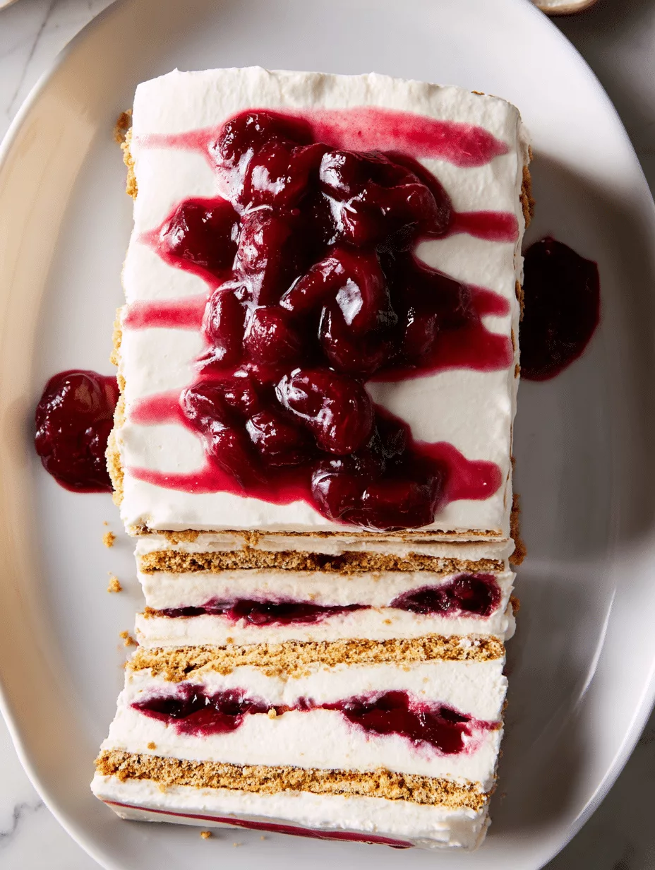 Cherry Cheesecake Icebox Cake