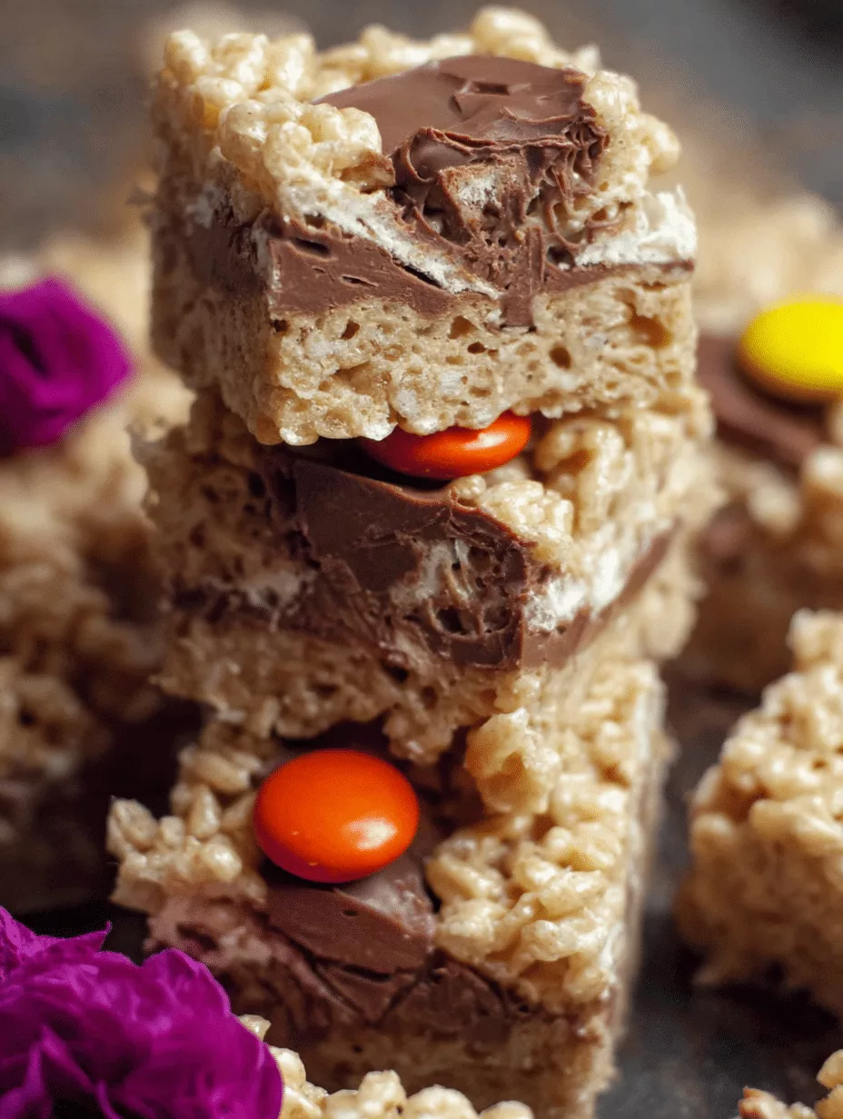 Chocolate Peanut Butter Rice Krispie Treats