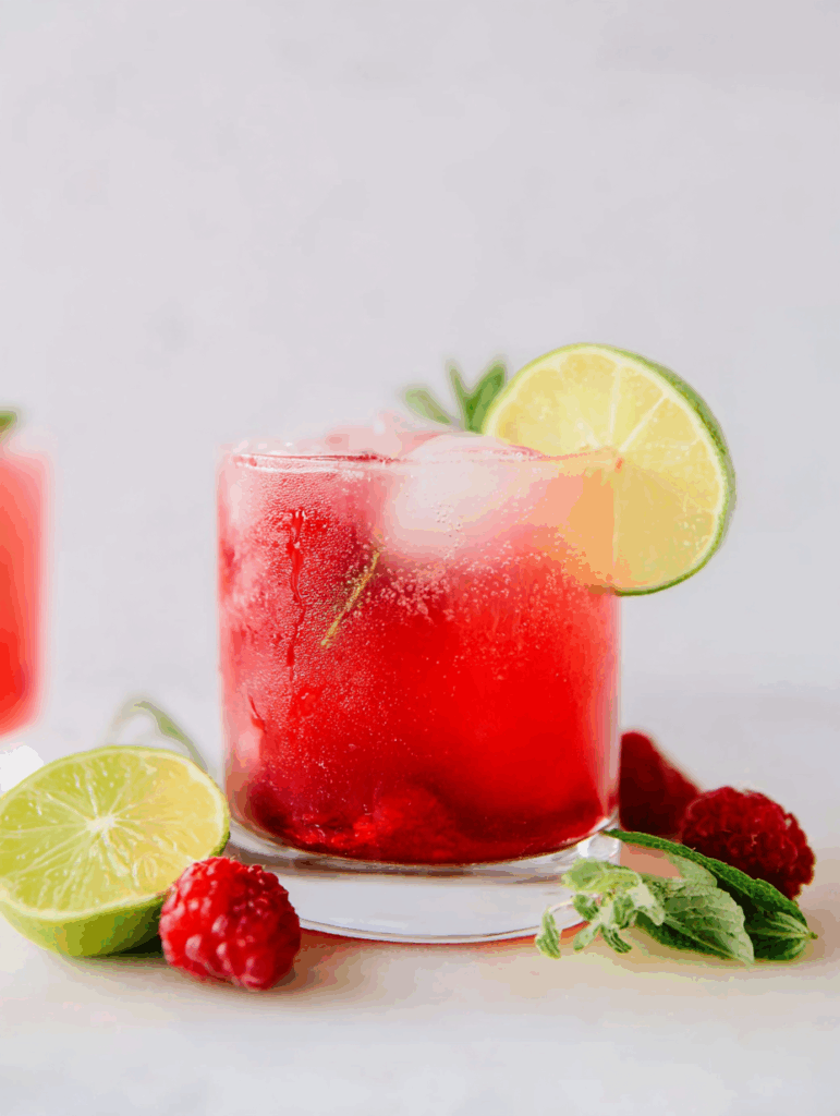 Sparkling Raspberry Limeade