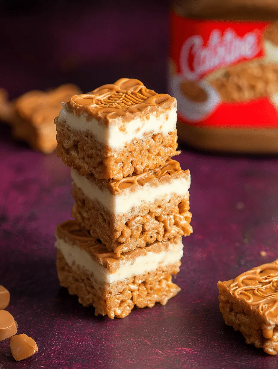 Biscoff Rice Krispie Treats