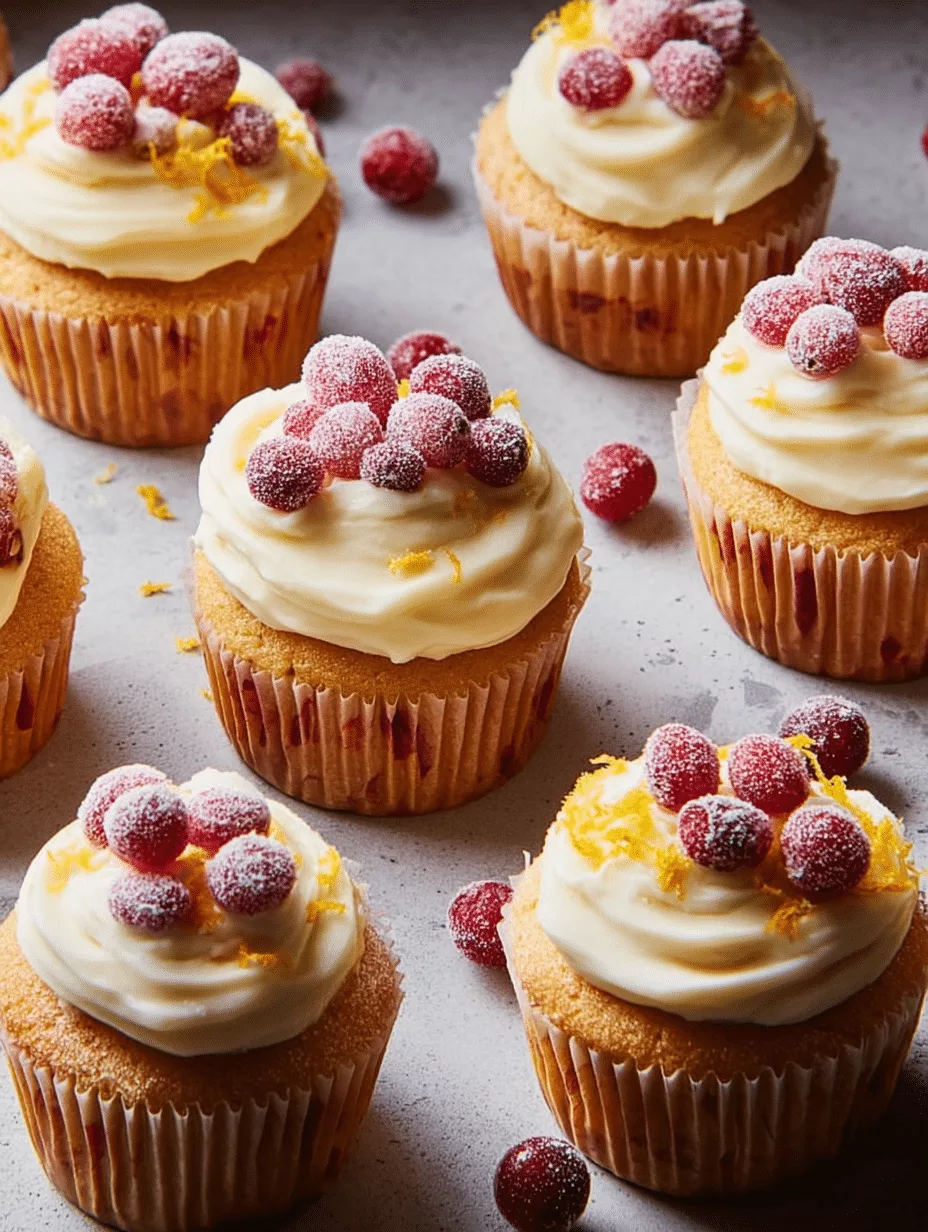 Cranberry Bliss Cupcakes