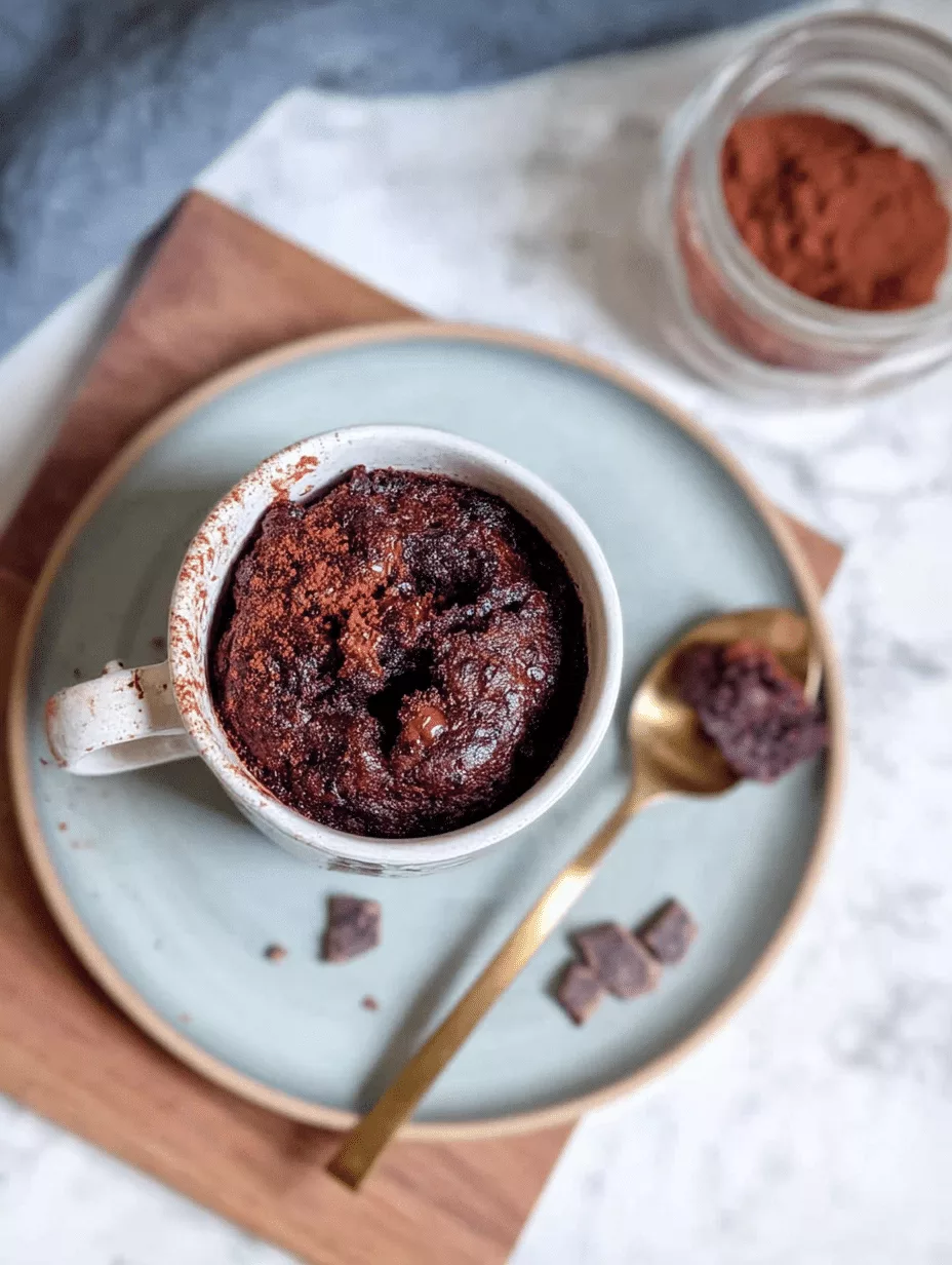 100-Calorie Chocolate Mug Cake