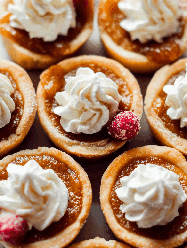 Mini Pumpkin Pie Bites