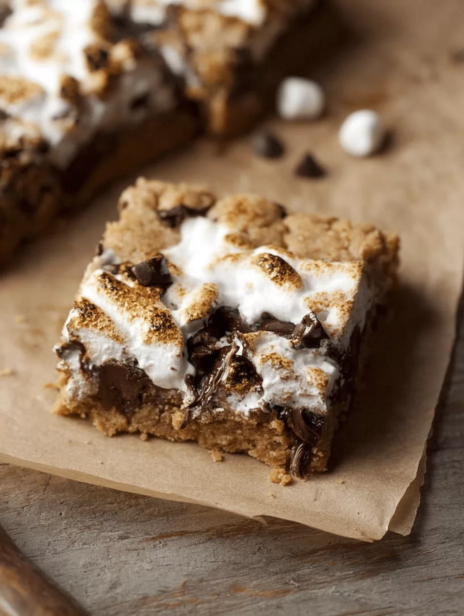 Gluten Free S’mores Cookie Bars