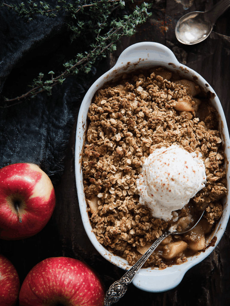 Apple Crisp with Oat Topping