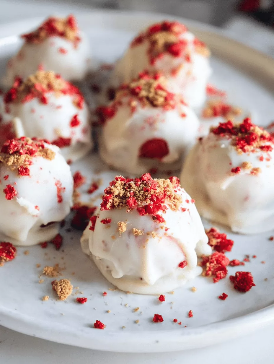 5 Ingredient Strawberry Shortcake Bites (No Bake Dessert Idea)