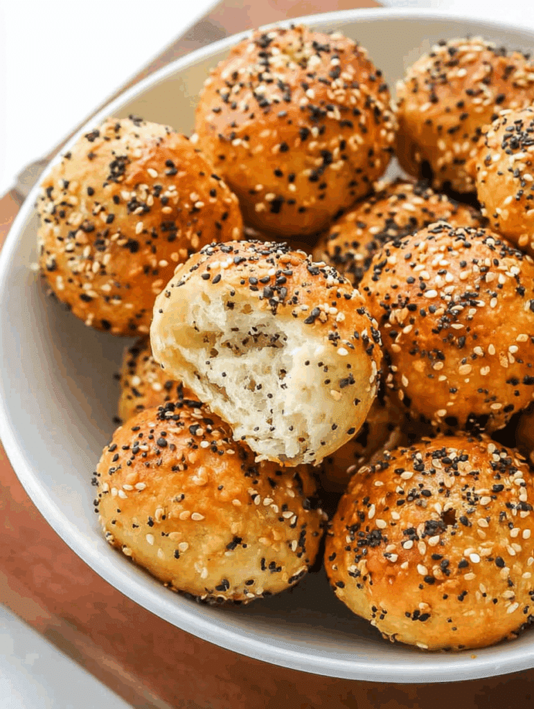 Easy Homemade Air Fryer Mini Bagels – Gluten Free