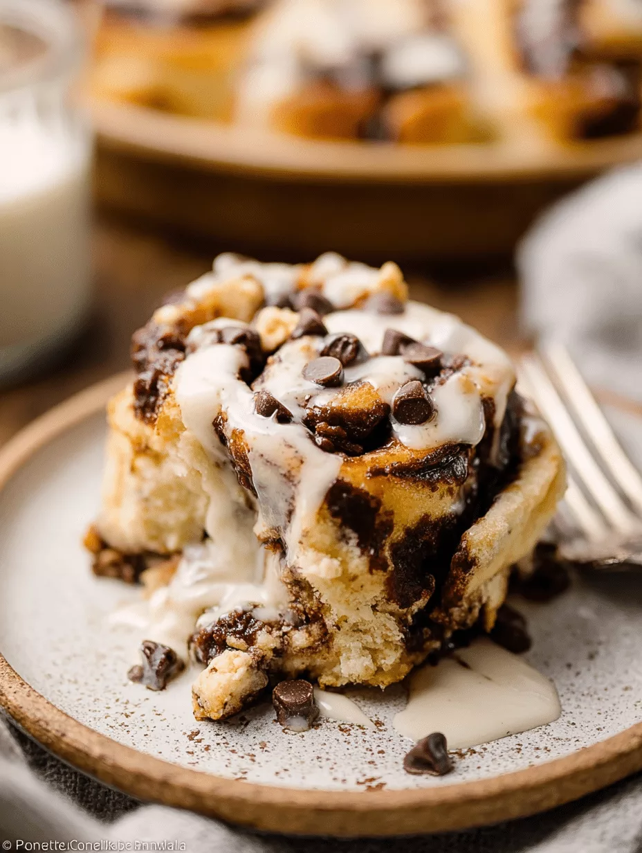 S’mores cinnamon rolls