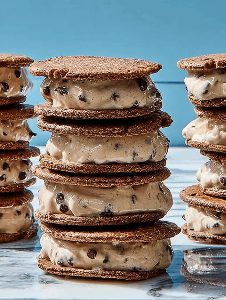 5-Ingredient Chocolate Peanut Butter Nice Cream Sandwiches