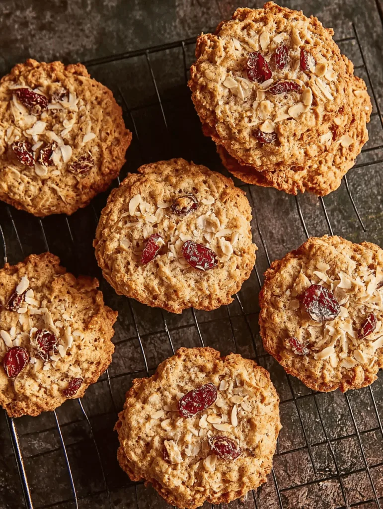 Cranberry-Coconut Oatmeal Cookies
