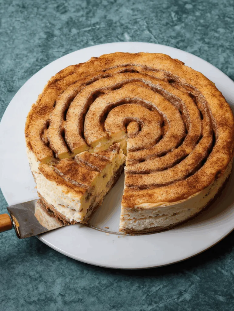 Cinnamon Roll Cheesecake Recipe