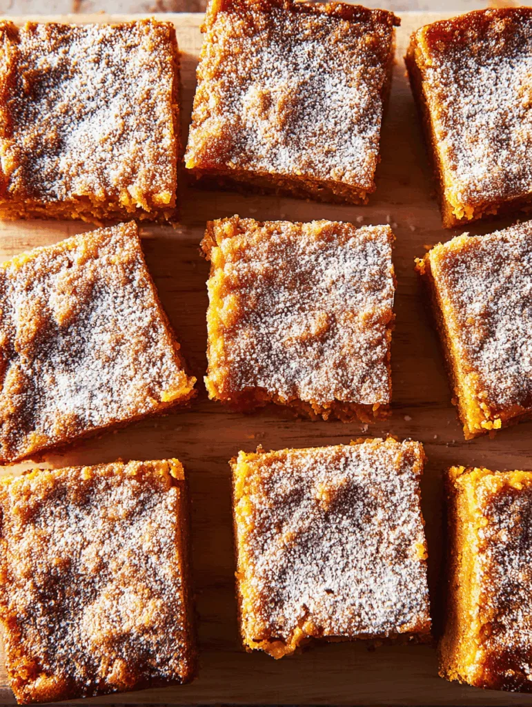 Pumpkin Spice Gooey Bars