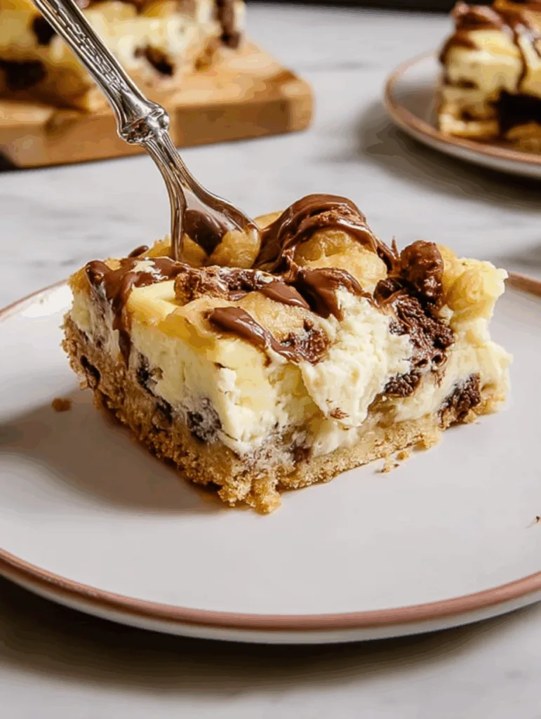 Cookie Dough Cheesecake Bars