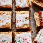 Strawberry Pop-Tart Blondies