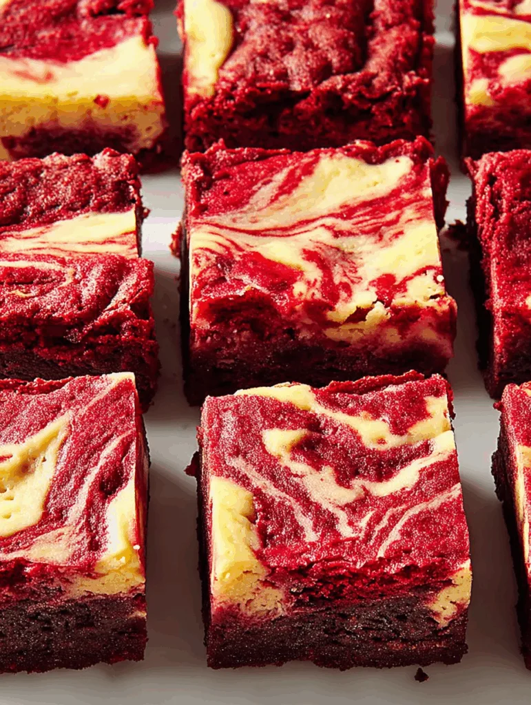 Red Velvet Cheesecake Brownies
