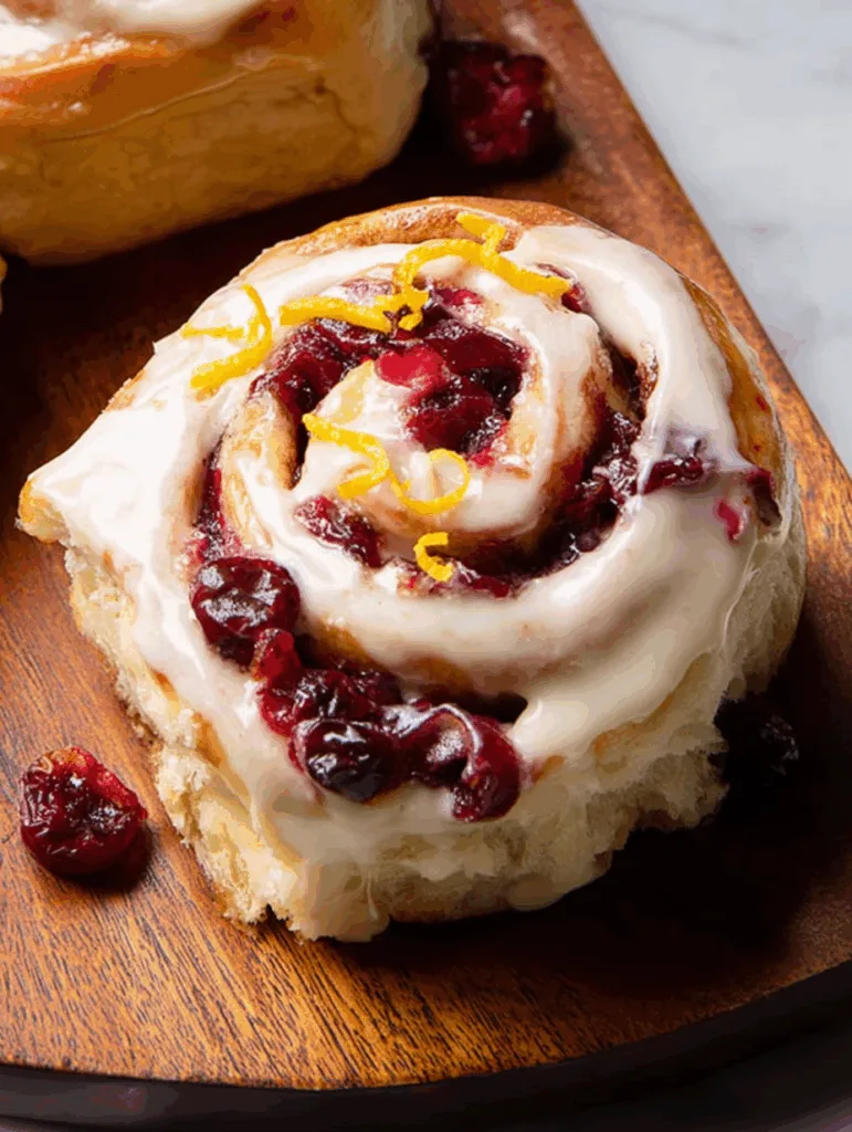 Cranberry Cinnamon Rolls