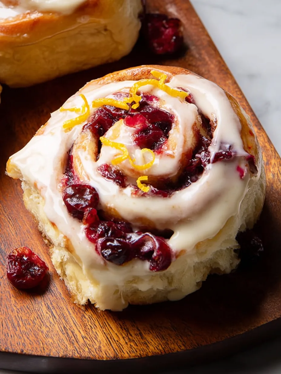 Cranberry Cinnamon Rolls