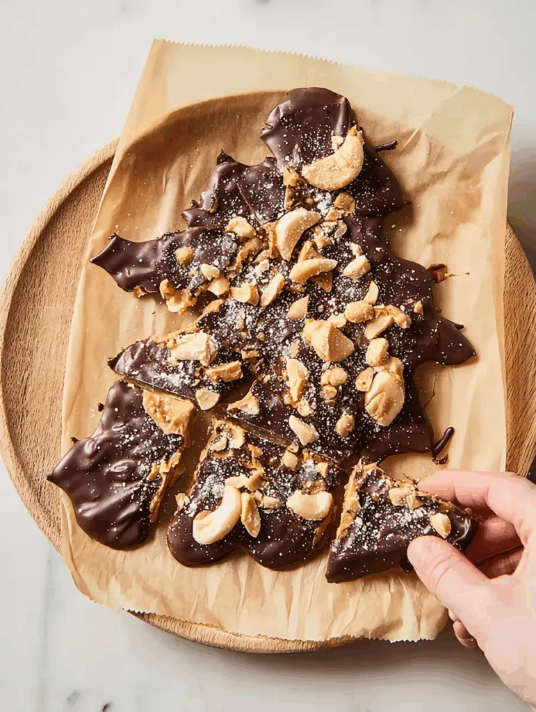 Peanut Butter-Banana Chocolate Bark
