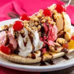 Grilled Banana Split