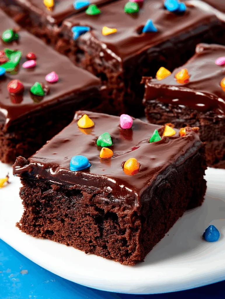 Galaxy Fudge Brownies