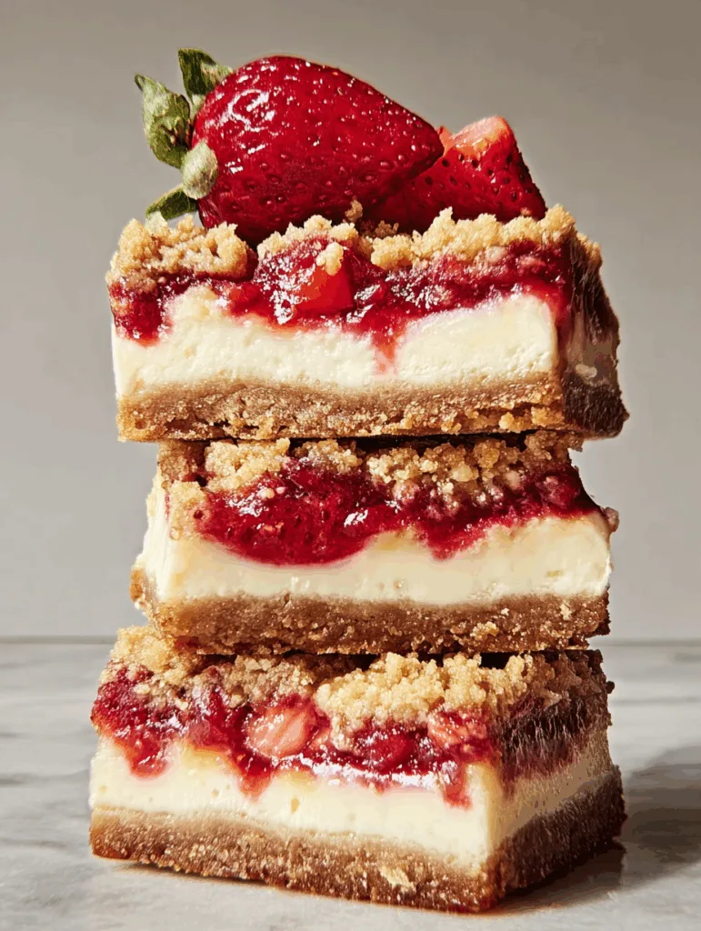 Strawberry Cheesecake Bars
