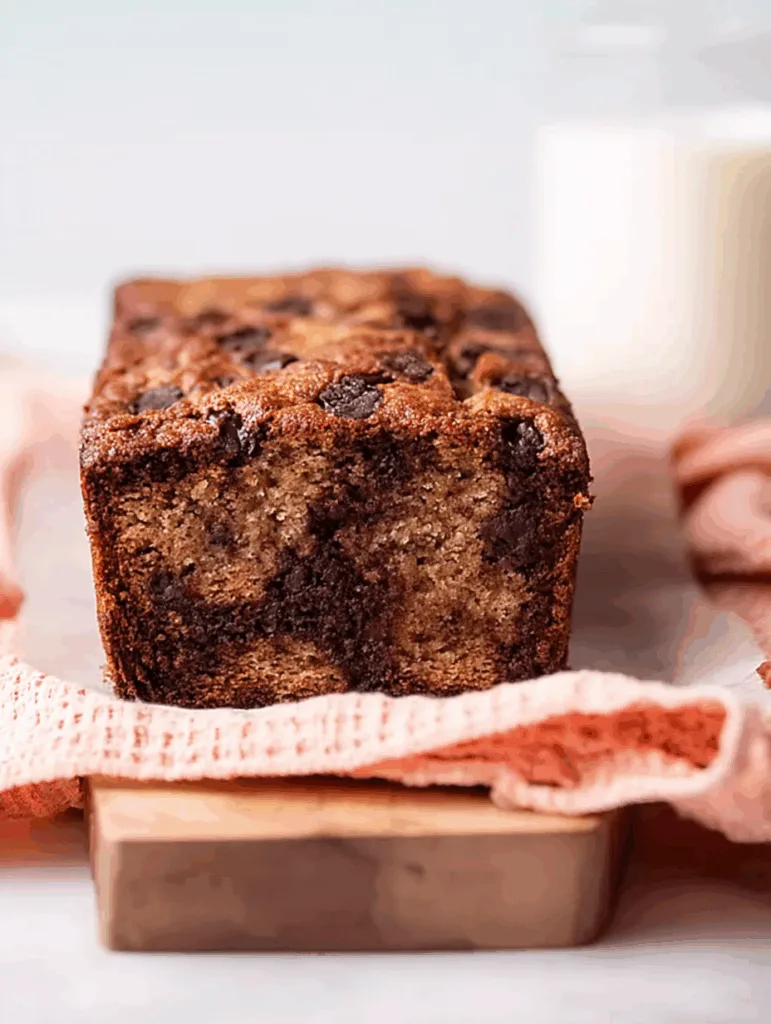 Almond Flour Chocolate Chip Banana Bread