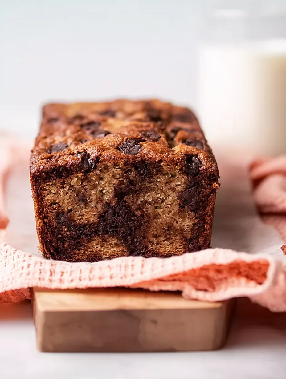 Almond Flour Chocolate Chip Banana Bread
