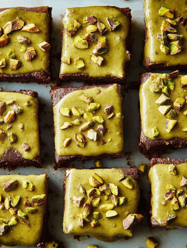 Emerald Fudge Brownies