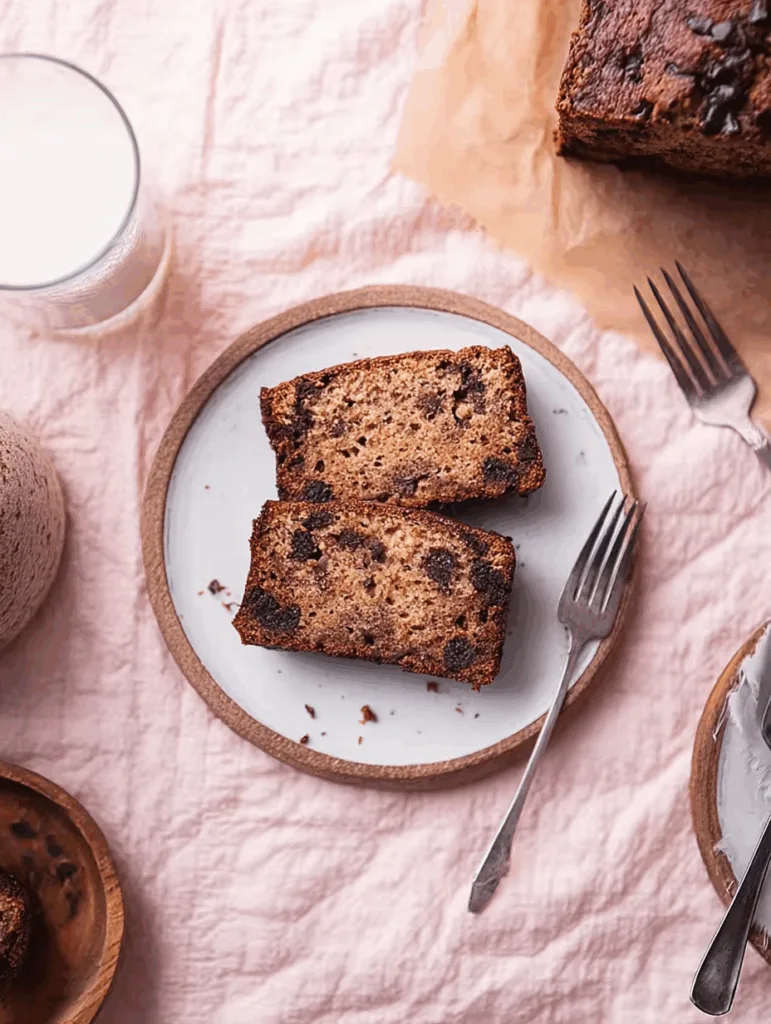 Almond Flour Chocolate Chip Banana Bread