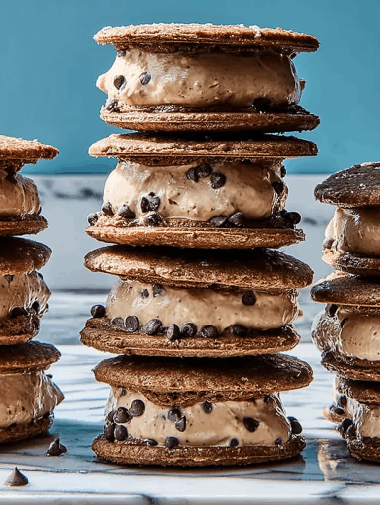 5-Ingredient Chocolate Peanut Butter Nice Cream Sandwiches