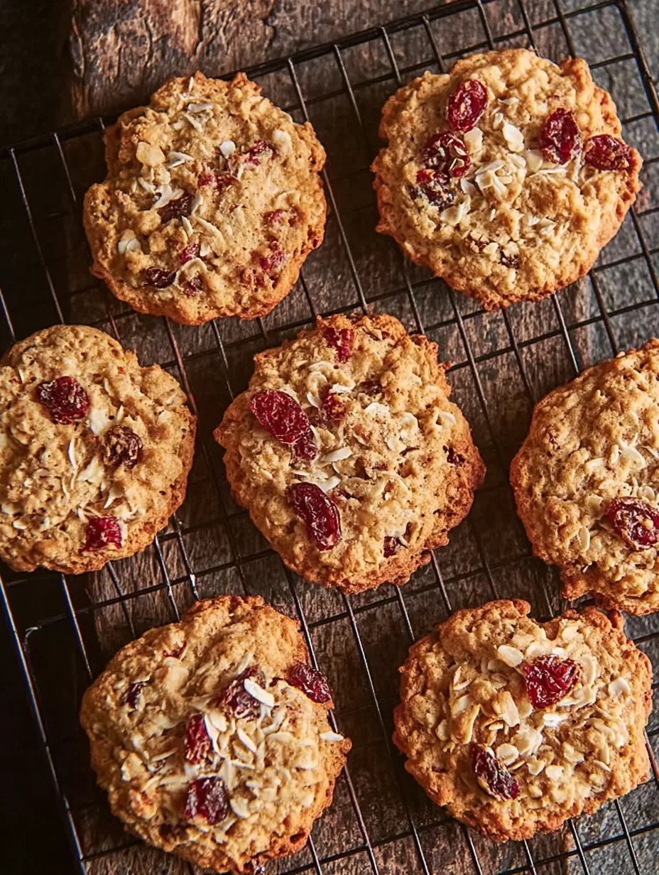 Cranberry-Coconut Oatmeal Cookies