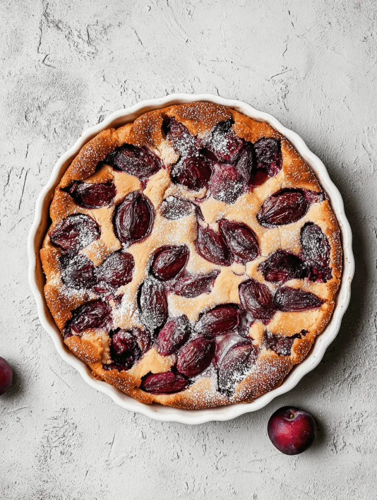 Plum Clafoutis