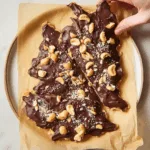 Peanut Butter-Banana Chocolate Bark