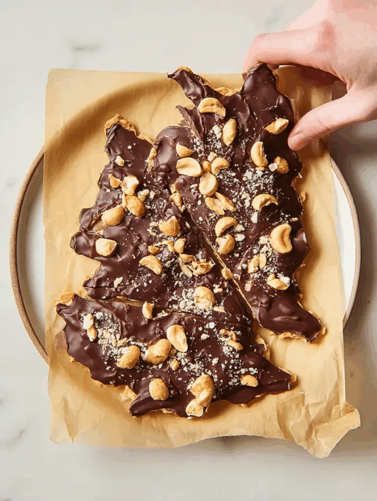 Peanut Butter-Banana Chocolate Bark