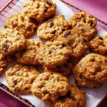 Air-Fryer Chewy Oatmeal-Raisin Tahini Cookies