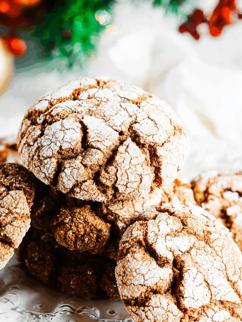 Ginger Crinkle Cookies