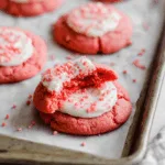 Crumbl Pink Velvet Cookies